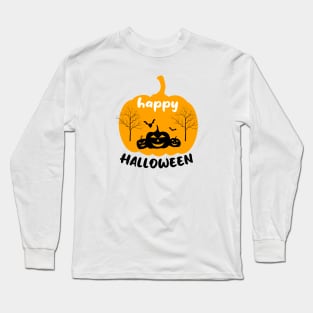 halloween costume vintage floral ghost pumpkin funny. Long Sleeve T-Shirt